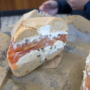 Classic Nova Lox Sandwich