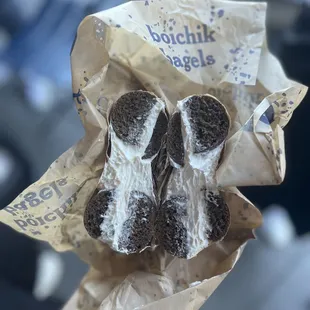 Horseradish on Pumpernickel