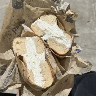 everything with plain cream cheese