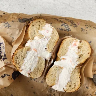 very thick layer of spread