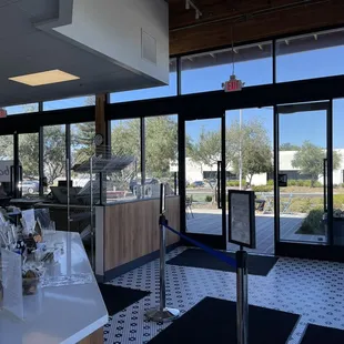 Interior of Boichik Bagels in Santa Clara.