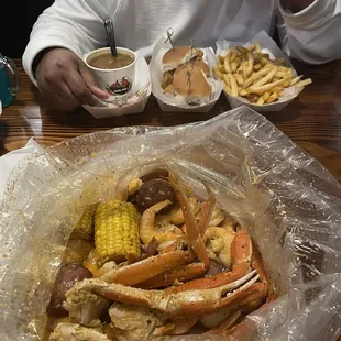 Gumbo Soup Catfish Sliders, Built my own Boil, with boil bay special sauce!  It was Delicious!