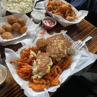Crab Cake Basket