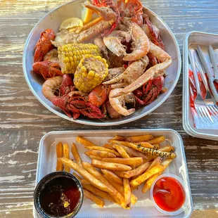 The House &amp; Cajun Fries.