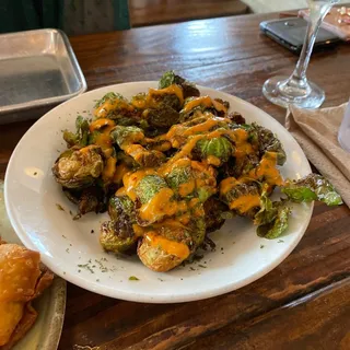 Fire Cracker Brussels Sprouts