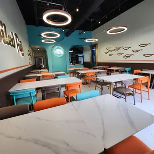 sushi and sashimi, interior