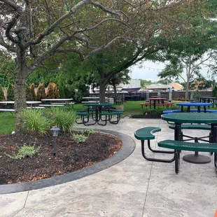 Patio dining