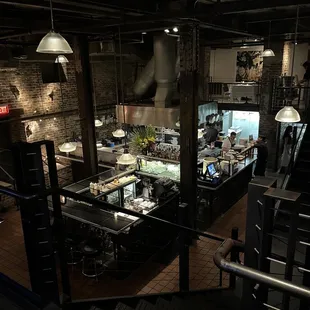 a kitchen with a lot of counter space