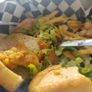 My fish that was just breading no fish