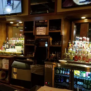 The bar at Boiling House in Akron, Ohio.