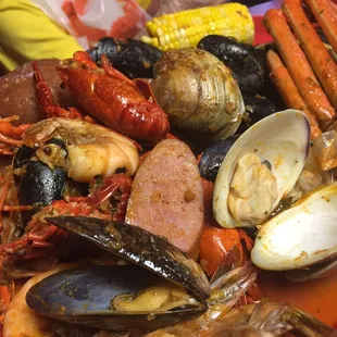 food, oysters and mussels