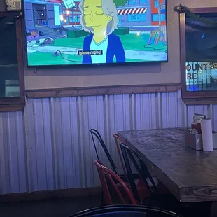 Playing the Simpsons, I'm with it