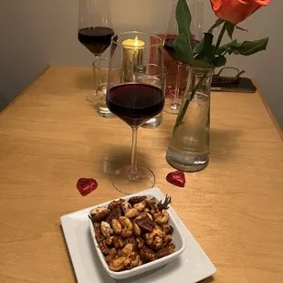 Deez nuts! (Actually candied savory ones!)