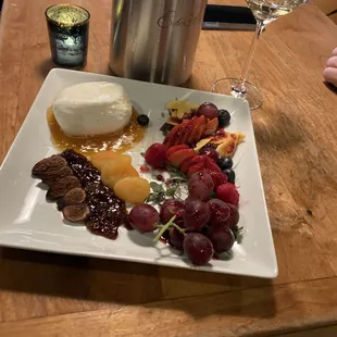 Fruit and Brie was amazing!