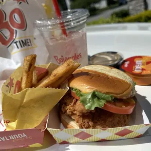 Bo's Chicken Sandwich Combo with Bo* Fries