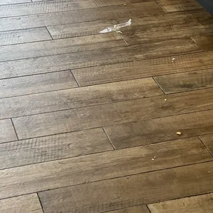 Dirty!!!  Empty restaurant at 3:10pm and all the tables were dirty with food and garbage on the floor.  Workers were on their phones.