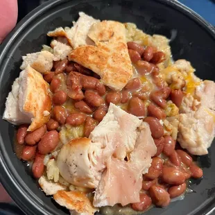 Raw Chicken in my order.