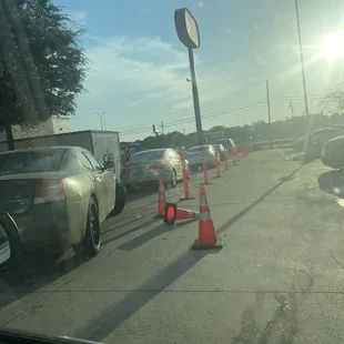 Long lines - Drive through