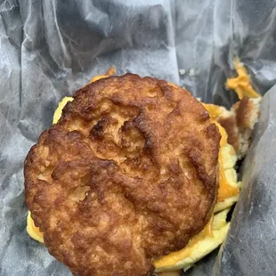 BEC biscuit. The food is awful and so is the staff.