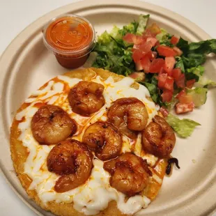 Grilled shrimp taco