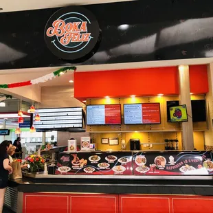 the interior of a restaurant