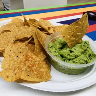 Chips and Large Guacamole