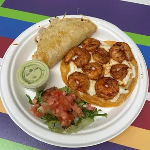 Quesa Shrimp Taco