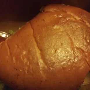 Torta, carne asada, with very spicy red sauce $9