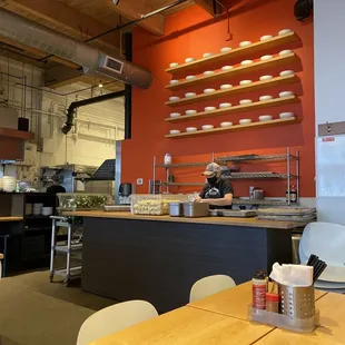 Inside dumplings section