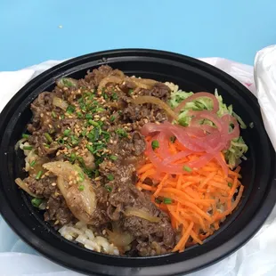 Beef bulgogi bowl