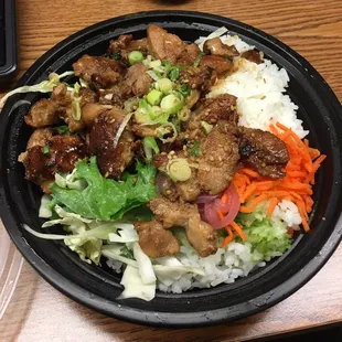 Soy Garlic Chicken Bowl