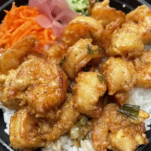Honey Garlic Shrimp Bowl
