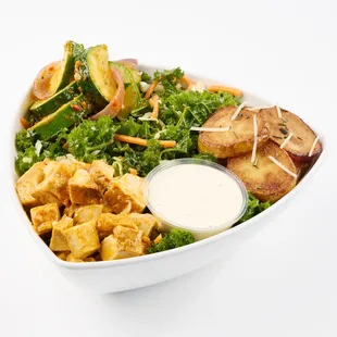 Lemon Chicken &amp; Kale Bol (With Zucchini)