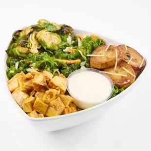 Lemon Chicken &amp; Kale Bol (With Zucchini)