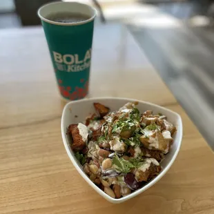 Black Rice, Power Beans, Sweet Taters, Teriyaki Chicken bowl and Ice-T