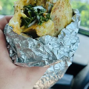 Lemon kale wrap