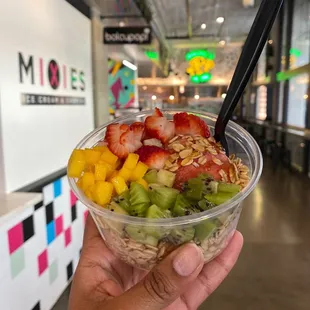 Acai sorbet bowl