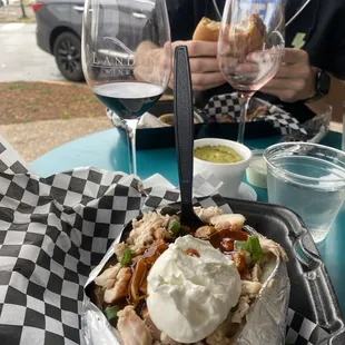 Big Bold Spud with chicken