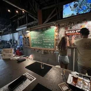 bar area