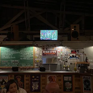 The bar