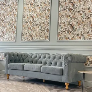 Comfy couch to sit and catch up