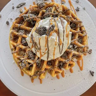 Oreo waffle