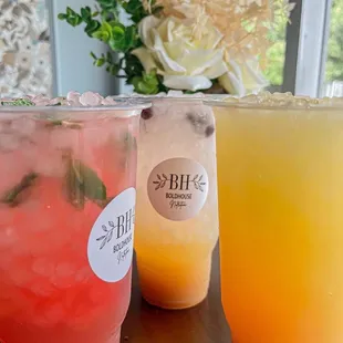 Watermelon Mint, Raspberry Lemonade, The Hangover