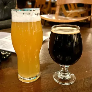 Wheat Ale and Imperial Stout