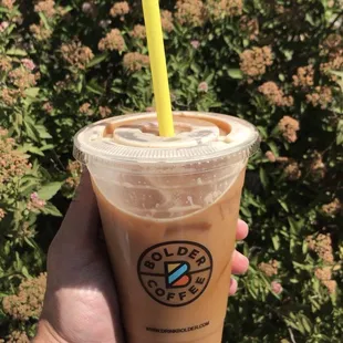 Iced americano I ordered.