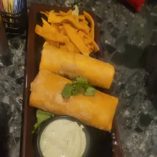 Southwest chicken eggrolls