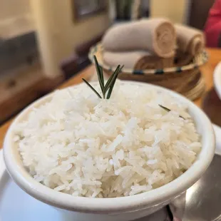 Side of rice.