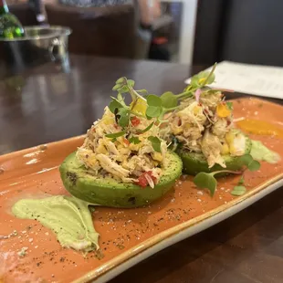 Crab Stuffed Avocado