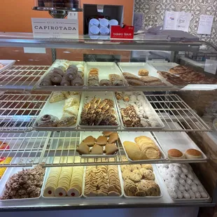 food, donuts, dough desserts