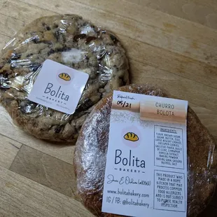 Cookies and cream and churro